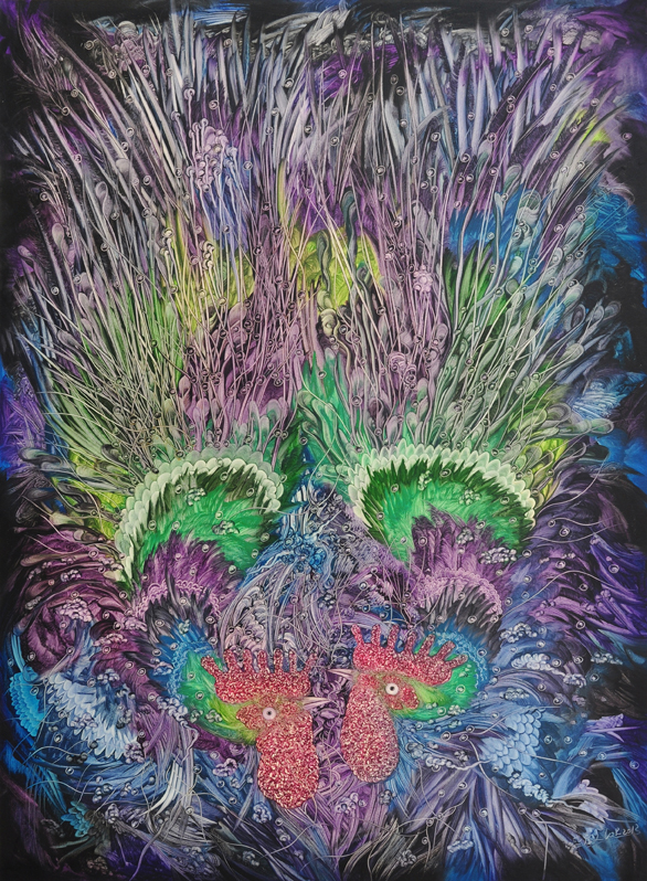 蓝充油画作品受邀参加当代中国油画精英邀请展